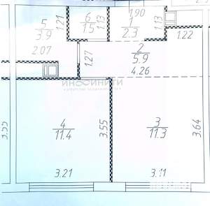 1-к квартира, вторичка, 37м2, 10/21 этаж