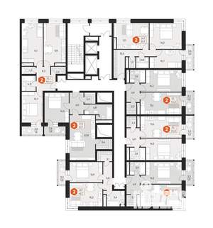 2-к квартира, вторичка, 58м2, 14/18 этаж