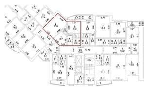 1-к квартира, вторичка, 47м2, 17/17 этаж