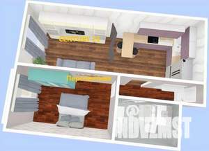 2-к квартира, вторичка, 41м2, 14/22 этаж