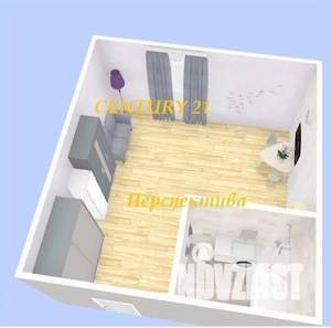 Студия квартира, вторичка, 22м2, 4/22 этаж