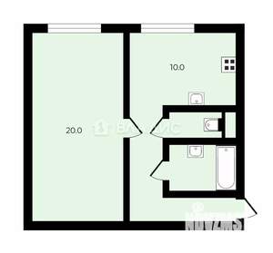 1-к квартира, вторичка, 40м2, 1/11 этаж