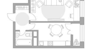 1-к квартира, вторичка, 36м2, 2/25 этаж