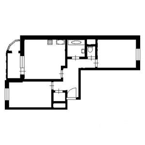 2-к квартира, вторичка, 61м2, 12/19 этаж