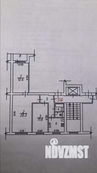 3-к квартира, вторичка, 60м2, 6/9 этаж
