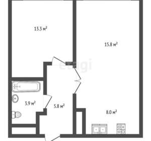2-к квартира, вторичка, 47м2, 14/26 этаж