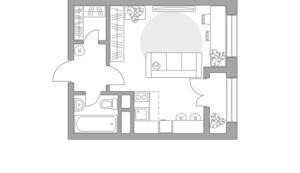 Студия квартира, вторичка, 32м2, 13/15 этаж