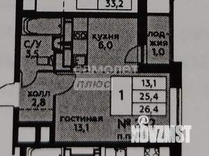 Студия квартира, вторичка, 26м2, 5/23 этаж