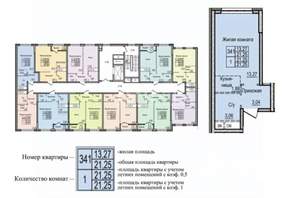 Студия квартира, вторичка, 21м2, 8/16 этаж