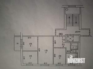 4-к квартира, вторичка, 64м2, 3/9 этаж