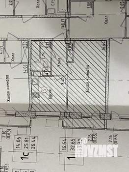 1-к квартира, вторичка, 32м2, 6/17 этаж