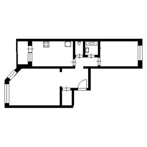 2-к квартира, вторичка, 60м2, 5/17 этаж