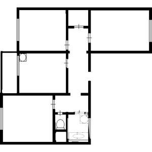3-к квартира, вторичка, 80м2, 7/14 этаж