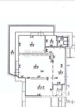 2-к квартира, вторичка, 67м2, 15/25 этаж
