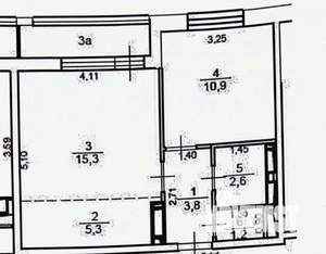 1-к квартира, вторичка, 39м2, 11/25 этаж