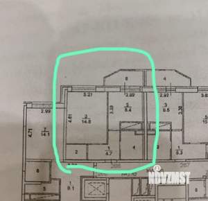 1-к квартира, вторичка, 38м2, 20/27 этаж