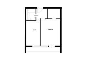 1-к квартира, вторичка, 35м2, 2/16 этаж