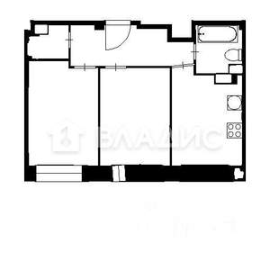 2-к квартира, вторичка, 47м2, 4/17 этаж