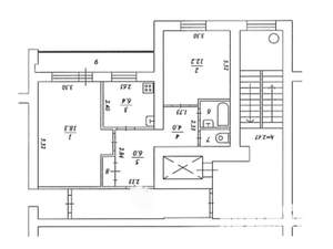 2-к квартира, вторичка, 51м2, 6/9 этаж