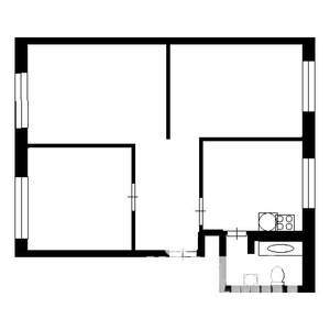 3-к квартира, вторичка, 69м2, 5/9 этаж