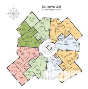 2-к квартира, вторичка, 75м2, 2/4 этаж