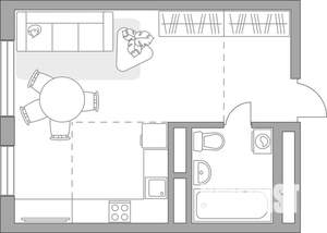 Студия квартира, вторичка, 29м2, 17/17 этаж