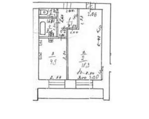 1-к квартира, вторичка, 41м2, 8/12 этаж