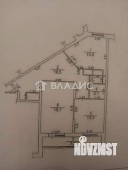 3-к квартира, вторичка, 71м2, 25/26 этаж