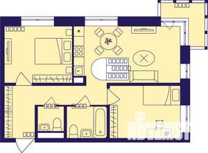 3-к квартира, вторичка, 50м2, 13/23 этаж