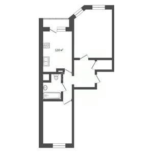 2-к квартира, вторичка, 60м2, 10/17 этаж