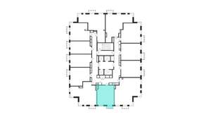 2-к квартира, вторичка, 37м2, 22/23 этаж