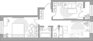 2-к квартира, вторичка, 52м2, 7/25 этаж