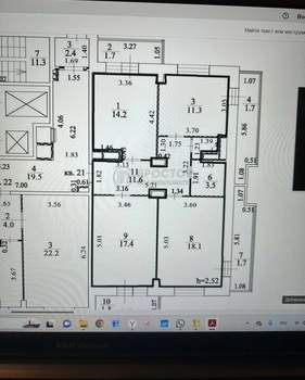 3-к квартира, сданный дом, 99м2, 4/15 этаж