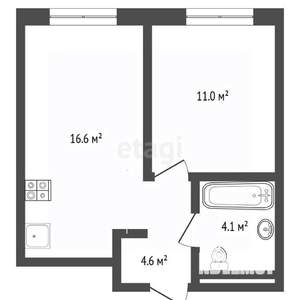 1-к квартира, вторичка, 36м2, 8/25 этаж