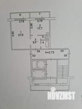 1-к квартира, вторичка, 47м2, 14/17 этаж