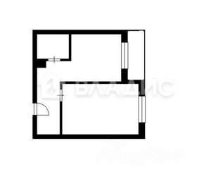 1-к квартира, вторичка, 41м2, 20/25 этаж