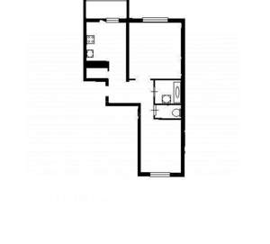 2-к квартира, вторичка, 55м2, 3/17 этаж