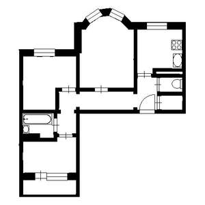 3-к квартира, вторичка, 78м2, 13/17 этаж