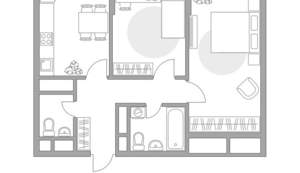 2-к квартира, вторичка, 51м2, 13/17 этаж