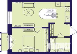 2-к квартира, вторичка, 36м2, 8/23 этаж