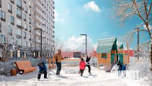 2-к квартира, строящийся дом, 54м2, 2/17 этаж