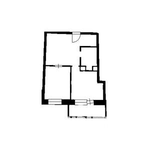 2-к квартира, вторичка, 44м2, 12/21 этаж