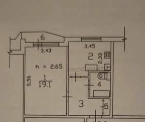 1-к квартира, вторичка, 37м2, 10/17 этаж