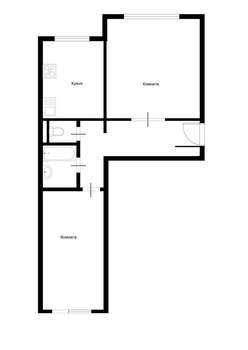 2-к квартира, вторичка, 51м2, 2/14 этаж