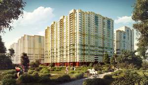 2-к квартира, вторичка, 66м2, 6/25 этаж
