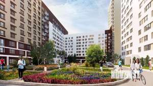 1-к квартира, строящийся дом, 33м2, 7/17 этаж
