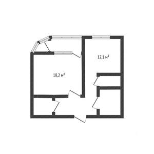 1-к квартира, вторичка, 45м2, 13/14 этаж