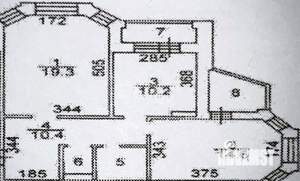 2-к квартира, вторичка, 62м2, 7/9 этаж