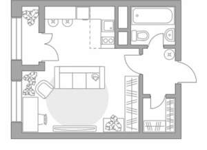 Студия квартира, строящийся дом, 33м2, 4/16 этаж