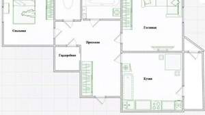 2-к квартира, вторичка, 60м2, 2/19 этаж
